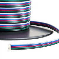 LED Flachbandkabel AWG22, 3-adrig,  50m