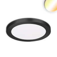 LED Aufbau/Einbauleuchte Slim Flex, 12W, schwarz,...