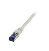 Patchkabel RJ45, CAT6A 500Mhz, 0.5m, grau, S-STP(S/FTP),...