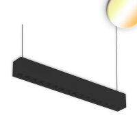 LED Aufbau/Hängeleuchte Linear Raster 20W, anreihbar, schwarz, ColorSwitch 3000|3500|4000K