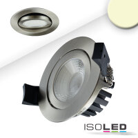 LED Einbaustrahler, silber, 8W, 36°, rund,...