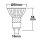 GU10 LED Strahler 5W, 45°, prismatisch, neutralweiß, CRI90