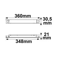 LED PWM-Trafo 24V/DC, 0-100W, ultraslim, Push/DALI dimmbar