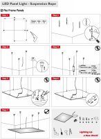 LED Panel BACKPANEL Zubehör - Abhänge-Kit