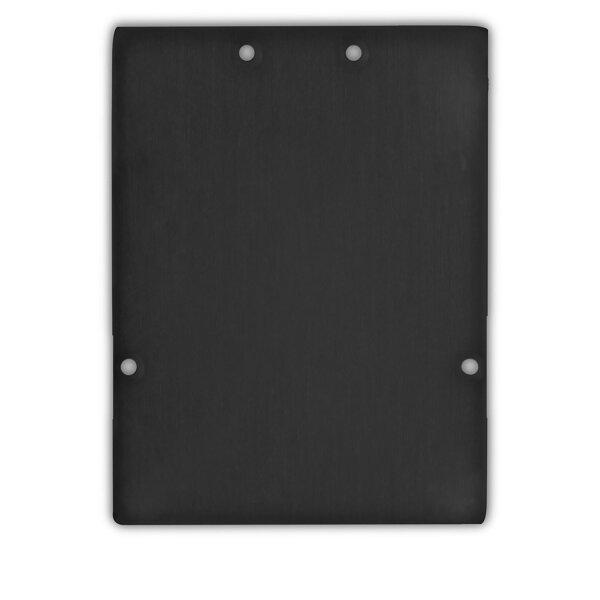 Endkappe EC74 Aluminium schwarz für Profil LAMP40, 2 STK, inkl. Schrauben