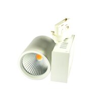 LED Track-Serie für Stromschiene VLA-Serie, silber, 30W, 45°, warmweiss 3000K, CRI>97