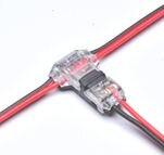 LED FLEX Strip zub. Easy Connect T shape for 2 line clear