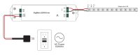 EOS10 - ZigBee® - CV Controller+Netzteil 1-Kanal - 24V/DC -  50W