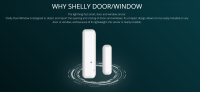 SHELLY - Door/Window 2 - Tür / Fenster Kontakt - WLAN