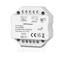 SYS-PRO - Push/Funk Mesh PWM-Dimmer, 1 Kanal, 12-24V DC...