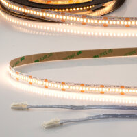 SYS-MiniAMP - LED CRI930 Flexband, 24V DC, 12W, IP20, 3000K, 120cm, beids. 30cm Kabel + maleAMP, 300 LED/m