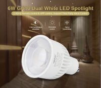 MIBOXER / Mi-Light - LED Retrofit GU10 - 6W - DUALWEISS weißdynamisch CCT CTA - steuerbar per Funk und WLAN