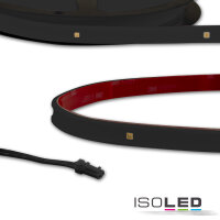 SYS-MiniAMP - LED UV-C Flexband 270nm, 12V DC, 6W, IP54, 58cm, schwarz, eins. Kabel + maleAMP, 24 LED/m