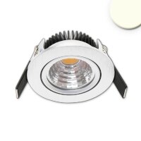 SYS-MiniAMP - LED Einbauleuchte SYS68 alu gebürstet 5W, 24V DC, warmweiß 3000k, dimmbar