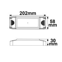 LED Konstantstrom Trafo 700/800/900/950/1050/1200mA, 40W, Push/1-10V/DALI dimmbar, SELV