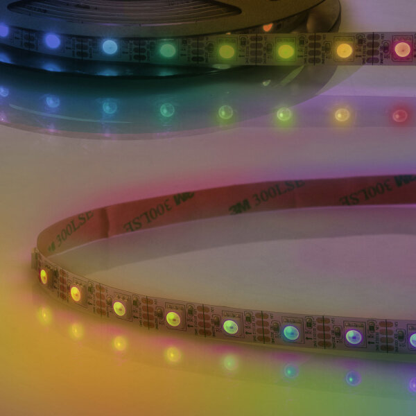 LED WS2815 Digital SPI Flexband, 12V DC, 8W, IP20, RGB, 5m Rolle, 60 LED/m