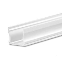 LED Aufbauprofil PURE12 S Aluminium weiß RAL9010,...