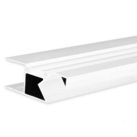 LED Aufbauleuchtenprofil HIDE ASYNC Aluminium weiß...