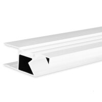 LED Aufbauleuchtenprofil HIDE ASYNC Aluminium weiß...