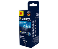 Batterien Alkaline, Micro, AAA, LR03, 1.5V (40-Pack) *Varta*