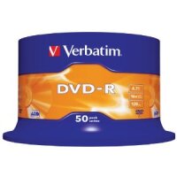 DVD-Rohling 4,7GB -  50er - Spindel - Verbatim