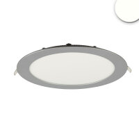 LED Downlight, 18W, rund, ultraflach, silber,...