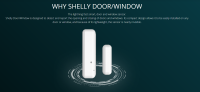 SHELLY - Door/Window 2 - Tür / Fenster Kontakt - WLAN - 4er-Pack