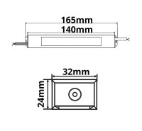 LED Trafo 24V/DC, 0-30W, IP66