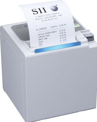 Kassendrucker / Bondrucker Seiko RP-E10, USB, weiß