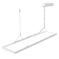 LED Office Hängeleuchte Up+Down, 20+20W, 30x120cm, weiß, UGR<19, 4000K, DALI dimmbar