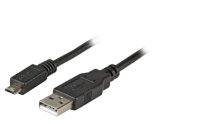 Kabel USB2.0, 1,8m, A(St)/Micro-B(St) 5pol., Premium,...