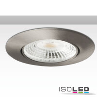 Einbaurahmen Ion, rund, GU5.3, nickel satin