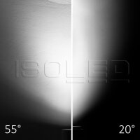 3-Phasen Schienen-Strahler fokussierbar, 8W, 20°-55°, schwarz matt, 4000K