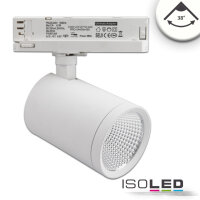 3-PH Schienen-Strahler, 35W, 38°, weiss matt, 4000K, CRI90