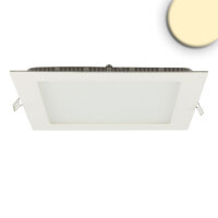 LED Downlight, 15W, eckig, ultraflach, blendungsreduziert, weiß, warmweiß, dimmbar CRI90