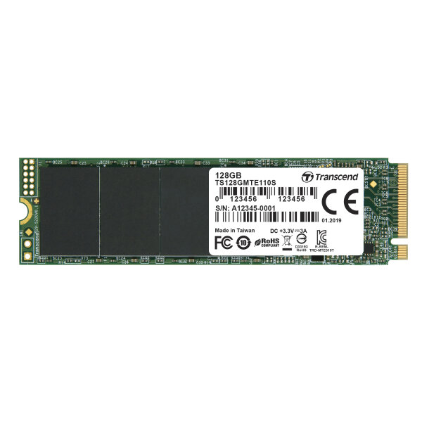 SSD m.2 PCIe  128GB Transcend 110S
