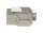 Dosen TP, DIN-Rail(Hutschiene), CAT8.1, 2-fach, Keystone Modul Slim-line, Metall