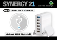 USB Ladegerät/Netzteil 6-fach 60Watt V2 USB-A und USB-C