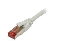 Patchkabel RJ45, CAT6 250Mhz, 0.25m grau, S-STP(S/FTP), LSZH