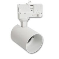 3-Phasen Schienen-Adapter Mini für GU10-Spots, weiß matt