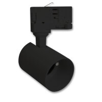 3-Phasen Schienen-Adapter Mini für GU10-Spots, schwarz matt