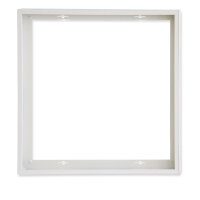 Aufbaurahmen weiß RAL 9016, Höhe 5cm, für LED Panels 625x625, steckbare Schnellmontage