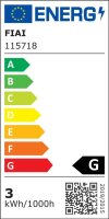 SYS-MiniAMP - LED Möbeleinbaustrahler ALU gebürstet, eckig, 3W, 120°, 24V DC warmweiß 3000K, dimmbar