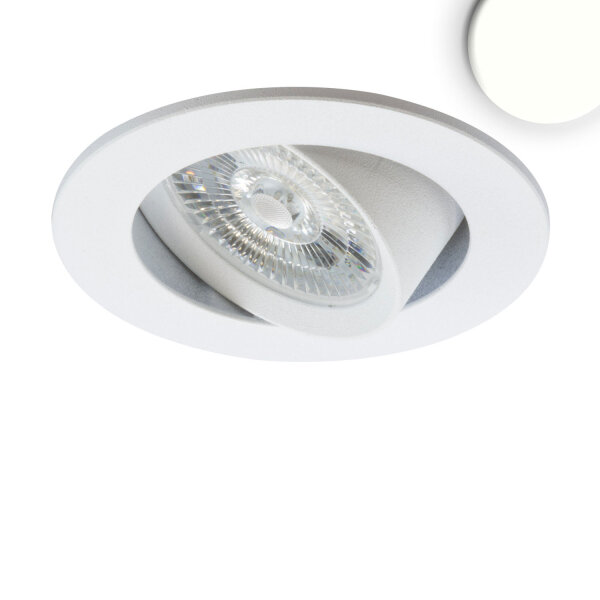 SYS-MiniAMP - LED Einbauleuchte SLIM68 weiß, rund, 8W, 24V DC, neutralweiß, nicht dimmbar