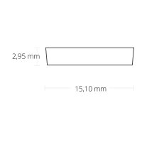 Abdeckung COVER57 opal 200cm für GROUND-IN12, begehbar