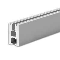 LED Glaskantenprofil Decke/Wand Aluminium eloxiert 2m
