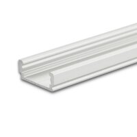 LED Aufbauprofil SURF12 FLAT Aluminium eloxiert, 300cm