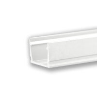 LED Aufbauprofil SURF10 Aluminium weiß RAL 9010, 300cm