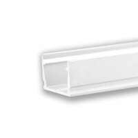 LED Aufbauprofil SURF10 Aluminium weiß RAL 9010, 300cm