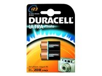 Batterie Photo CR123A 3V *Duracell* Ultra Photo - 2-Pack